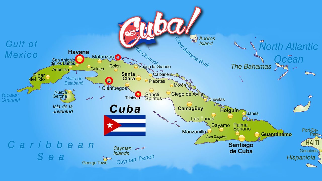 cuba map ⋆ Best Cuba And Havana Casas Particulares
