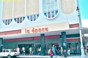 La Epoca is a massive department store located on Ave. de Italia street, near the corner of Neptuno, in Central Havana. The area around here is fantastic for cheap shopping and browsing flea markets and bazaars.