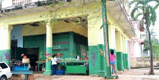 This is one of the thousands of small markets in Havana. Most, like this one, are located at busy street corners. This one is located in a residential area, at the corner of 27 and E, in the Vedado neighborhood. At these small markets, produce selection is usually relatively limited. You can get the basics, like potatoes, plantains, bananas, onions and cucumbers, but anything else, and you are usually out of luck. For more selection, you would be better off trying one of the large markets located throughout Vedado. I tell you where most are located, in the Real Havana guide. One in particular, near the Focsa building, in Vedado, has very low prices and although it gets very crowded on the weekends, it is a great place to shop and interact with locals.