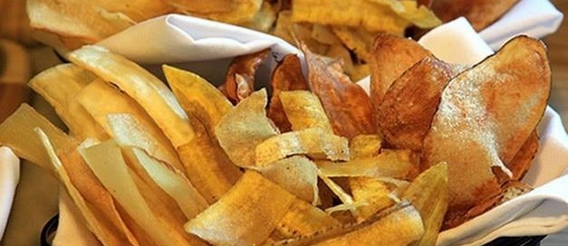 Cuba fried chips, yuca and potato