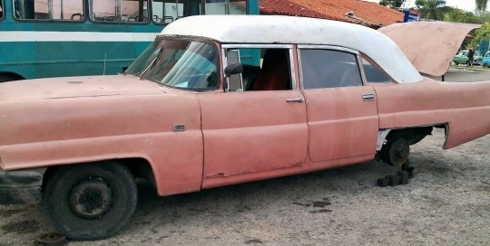 old vintage cuban chevy car american havana vedado