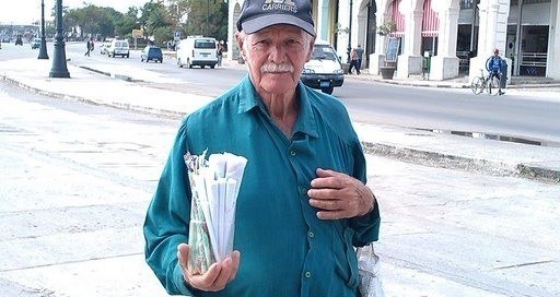 peanut seller cuba manicero mani seller havana