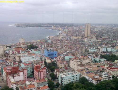 East lookout from the top of the Habana Libre Hotel