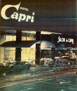 Hotel Capri, Vedado, La Habana, 1964